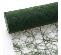 Deko AS GmbH Runner da Tavolo, Acrilico, Verde Scuro, 30cm