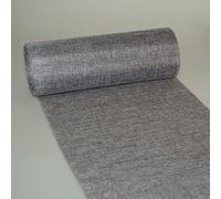 Deko AS GmbH Runner da Tavolo, Poliuretano, Grigio Scuro, 20cm x 25m