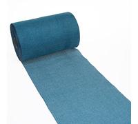 Deko AS GmbH Runner da Tavolo Shabby Chic in Effetto Lino 20 cm - Turchese - 5 m - 69 - 200 - 5 di 20