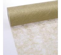 Deko AS GmbH Sizo Flor Tavolo Band Oro 30 cm Rotolo 25 Meter 60 002 R