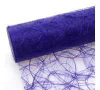 Deko AS GmbH SIZOWEB Tavolo Band - 25 Meter Rotolo + 100 Decorazione Cuori Gratis (30 cm di Larghezza, in Viola)