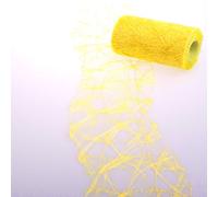 Deko AS GmbH SIZOWEB Tavolo Band Onda Taglio Giallo Circa 12,5 cm Rotolo 25 Meter 64 W 010 della R