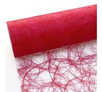 Deko AS GmbH SIZOWEB Tavolo Band Rosso 30 cm Rotolo 25 Meter 64 009 R