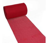 Deko AS GmbH Stile Shabby Chic Runner da Tavolo, Poliestere, Rosso Chiaro, 20 cm x 25 m