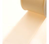 Deko AS GmbH Taft Band Senza Filo - Beige - 60 mm - Rotolo 50 m - 8391 22 della R 060