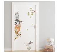 DEKO KINDERZIMMER Graz Design DK1004-7 - Adesivo da parete per cameretta dei bambini, motivo: animali della foresta