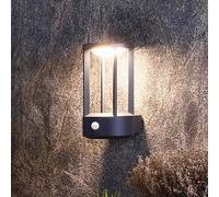 Deko-Light Applique da esterno a sensore Albaldah, LED, grigio scuro Deko-Light