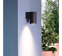 Deko-Light Applique da esterno Achernar 1 luce down grigio nero Deko-Light