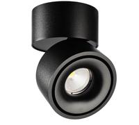 DEKO-LIGHT Deckenaufbauleuchte, Uni II Tilt, 12 W, Dim, 3000 K, 220-240 V/AC, 50/60 Hz, Schwarz(348179)