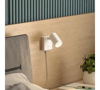 Deko-Light Faretto da parete CAN TILT, bianco, 10 x 10 cm, metallo, interruttore, USB Deko-Light
