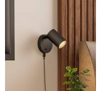 Deko-Light Faretto da parete CAN TILT, nero, Ø 10 cm, metallo Interruttore USB Deko-Light