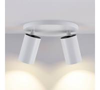 Deko-Light Can Tilt faretto 2 luci, GU10, 348253, Can Tilt; Can [Lampade per Interni > Punti Luce e Faretti]
