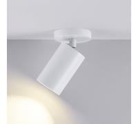 Deko-Light Faretto da soffitto CAN TILT, bianco, Ø 8 cm, a 1 luce, metallo, GU10 Deko-Light