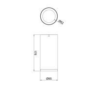Deko-Light Faretto LED da incasso Lucea 15 W nero Deko-Light