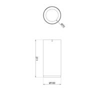 Deko-Light Faretto LED da incasso Lucea 30 W nero Deko-Light