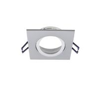 Deko-Light Lampada da incasso a soffitto Samsola, color alluminio, 9 x 9 cm, metallo Deko-Light