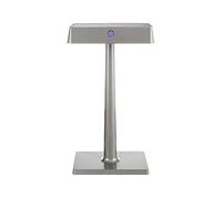 Deko-Light | Lampada da tavolo a batteria a LED induttiva per esterni e interni, pannello di ricarica wireless per smartphone dimmerabile | Algieba grigio