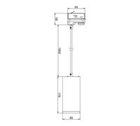 Deko-Light Lampada LED a sospensione Lucea 3 circuiti 15W bianco Deko-Light