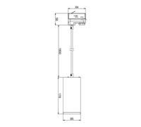 Deko-Light Lampada LED a sospensione Lucea a 3 circuiti 15W nero Deko-Light