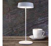 Deko-Light Lampada LED da tavolo Miram accu, dimming, bianco Deko-Light