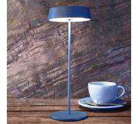 Deko-Light Lampada LED da tavolo Miram accu, dimming, blu Deko-Light