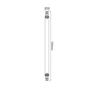 Deko-Light Lampada resistente all'umidità a LED Tri Proof Slim, lunghezza 70 cm Deko-Light
