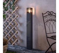 Deko-Light Lampione Facado II, altezza 100 cm, grigio/fumo 11 x 11 cm IP65 Deko-Light
