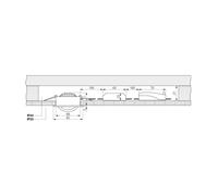 DEKO 565393 - Lampada da incasso a soffitto Dione, 8,5 W, DIM, 3000 K, 800 lm,