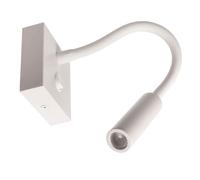 Deko-Light Wandaufbauleuchte Brahe I, 3,3W, 175lm, 3000K, weiß (341236)