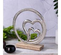 Deko Marrakesch Orient & Mediterran Interior Argento Marrone in Alluminio 23cm