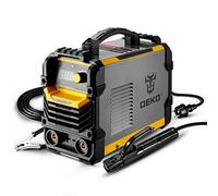 DEKO Soudeuse MMA 220 V, support d'électrode de Machine à souder ARC 200A, pince de travail, câble adaptateur d'alimentation