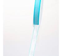 Deko und Band 53736 - Nastro di Organza con Lati - 15 mm 50 m col. 71 Azzurro - 53736 - 15 - 50 - 71