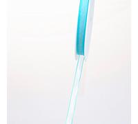 Deko und Band 53736 - Nastro di Organza con Lati - 7 mm 50 m col. 71 Azzurro - 53736 - 7 50 - 71