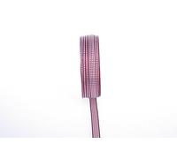 Deko und Band landhauskaroband 7700 - 7800 (10 mm, Bordeaux)