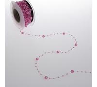 Deko und Band Perle Filo Rosa - 5 mm di 10 m Rotolo - 97651 40 (1,83 €/m)
