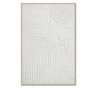 DekoArte - Quadri moderni soggiorno in rilievo HALO 60x90 cm - Quadri con cornice colore legno incluso