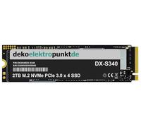 dekoelektropunktde 2TB M.2 NVMe Gen3 SSD disco rigido adatta per GIGABYTE B760 DS3H DDR4 scheda madre, Ricambio alternativo 2280 PCIe 3.0 x 4