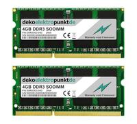 dekoelektropunktde 8GB Kit (2x4GB) Memoria RAM Adatta per HP Compaq Envy 15-k235tx m6-1173sf 23-k000h, DDR3 SODIMM PC3