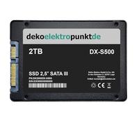 dekoelektropunktde Disco rigido SSD da 2TB compatibile con ASUS PRIME H410M-K Scheda madre, Ricambio alternativo 2,5" pollici SATA3