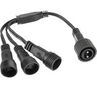 Dekofun G40 Globe - Cavo di prolunga IP65 a 2 pin, splitter per illuminazione natalizia, ghiaccioli di Natale, luci per tende, luci G40