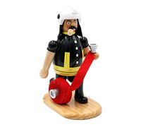 Dekohelden24 Affumicatore, ca. 20 cm, pompiere con tubo