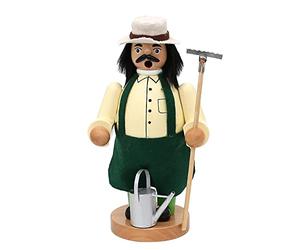 Dekohelden24 Affumicatore come giardiniere, ca. 20 cm