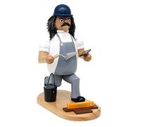 Dekohelden24 Dekohelden24-Bruciatore di incenso, Bilancia e Piastrelle, 15 x 10 x 19 cm, Legno, 19 cm