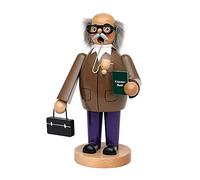 Dekohelden24 Dekohelden24-Incenso a Forma di omino Come Insegnante, Circa 20 cm, Legno