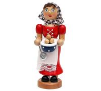 Dekohelden24 Frutta per affumicatura, ca. 18 cm, colore: rosso