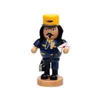 Dekohelden24 Messaggero in legno Smokemann, 8 x 7 x 16 cm (lunghezza x larghezza x altezza).