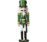 Dekohelden24 - Schiaccianoci classico a forma di soldato., verde, 35 cm