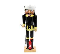 Dekohelden24 Schiaccianoci in legno con estintore, 8,5 x 6 x 23 cm (lunghezza x larghezza x altezza)