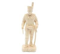 Dekohelden24 Strumento Nevberger intagliato a mano, naturale, altezza con base ca. 10 cm, S. Obersteiger Natur, 10 cm