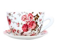 Dekohelden24 Vaso per fiori, vaso per piante, vaso per piante, vaso in ceramica, colorato, lunghezza 28 x 24 x 14 cm